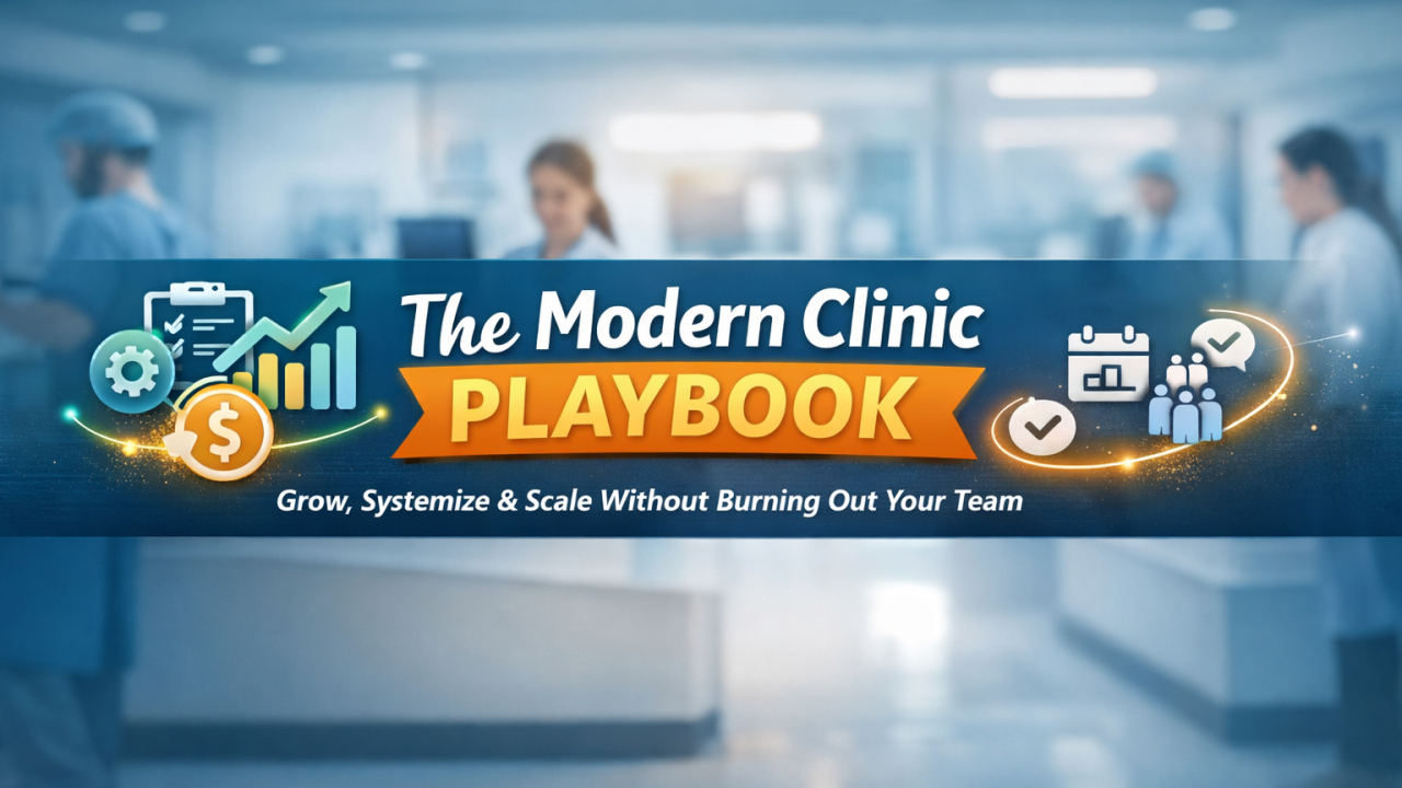 The Modern Clinic Playbook: How to Grow, Systemize, and Scale Without Burning Out Your Team